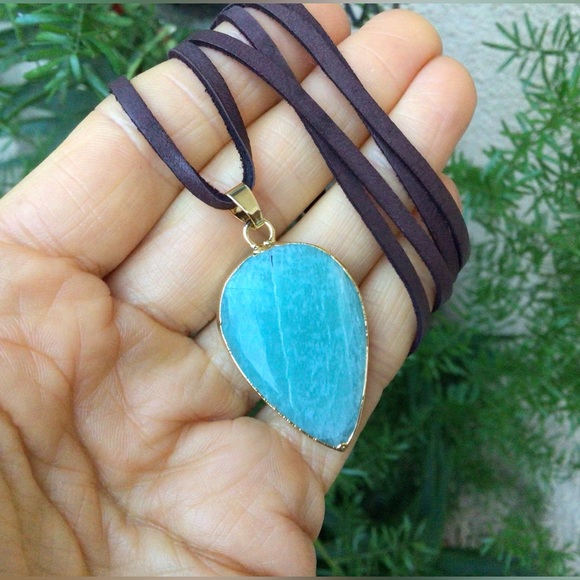 New Sundance Charm Amazonite Necklace - Picture 5 of 6